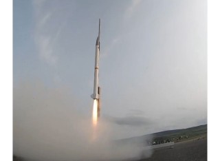 A Peryton rocket launches