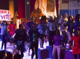Youth Theatre Kenya performing Matumaini 