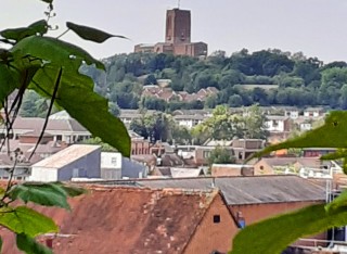 View of campus from a distance