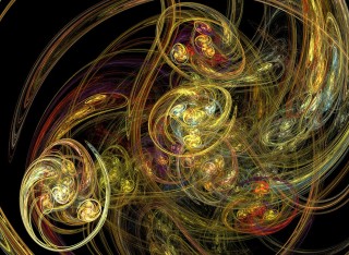 Twisting abstract image