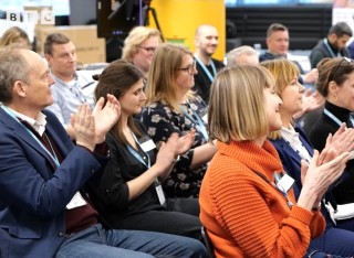 AI4ME IAB meeting - people clapping