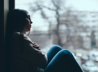 unhappy teenager