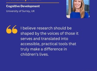 Photo introducing Professor Emily Farran