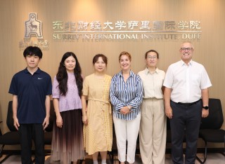 Professor Amelia Hadfield's visit to SII-DUFE with PhD students, Sept 2025