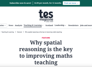 Image showing Emily's TES article 