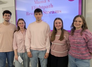 Surrey Business School students at the School's B-clinic