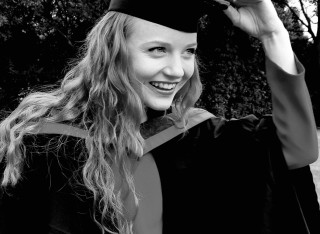 Harriet Slater on her graduation day.