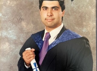 Narvir on his graduation day.