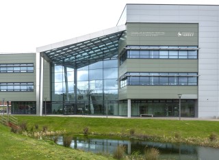 The main building of Surrey's School of Veterinary Medicine.