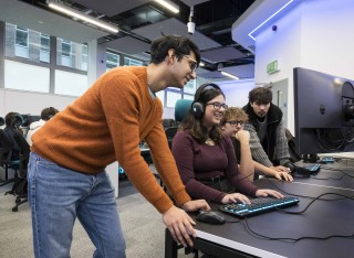 Games design students