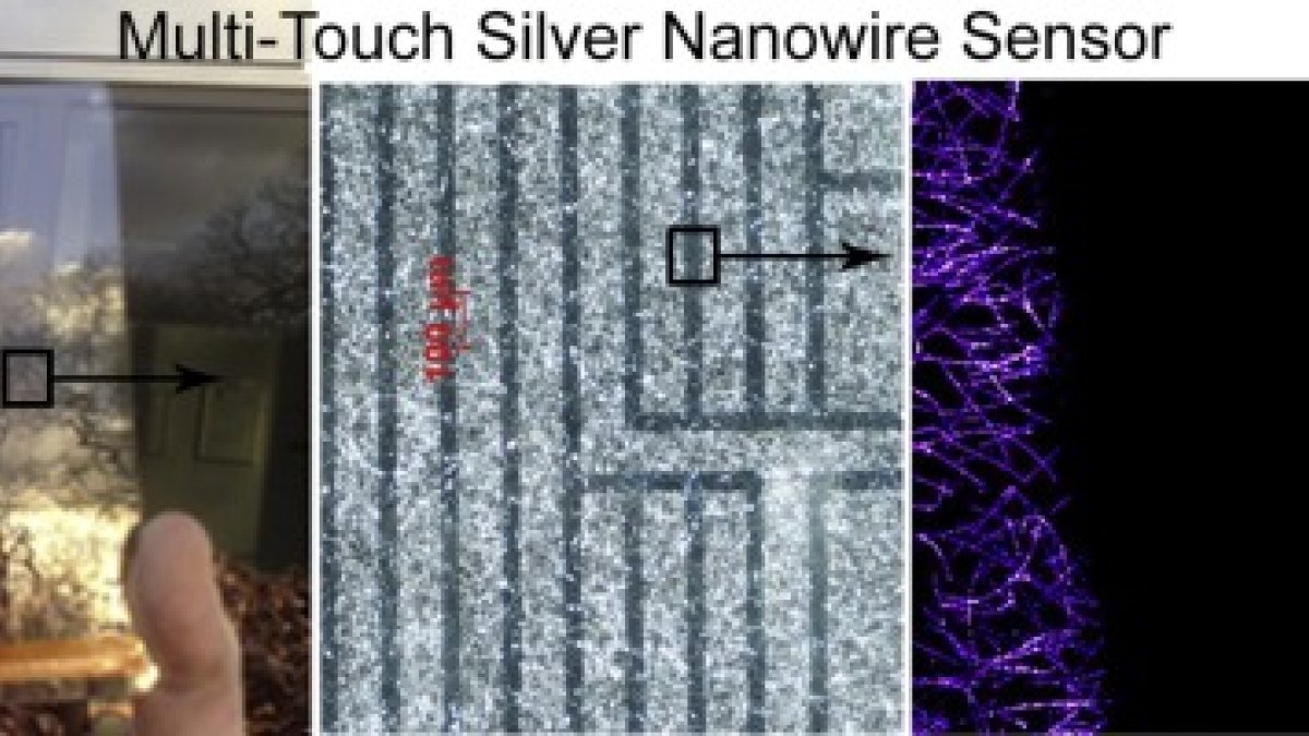 silver nanowire touch sensor
