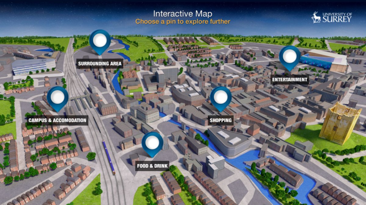 uni of surrey virtual tour