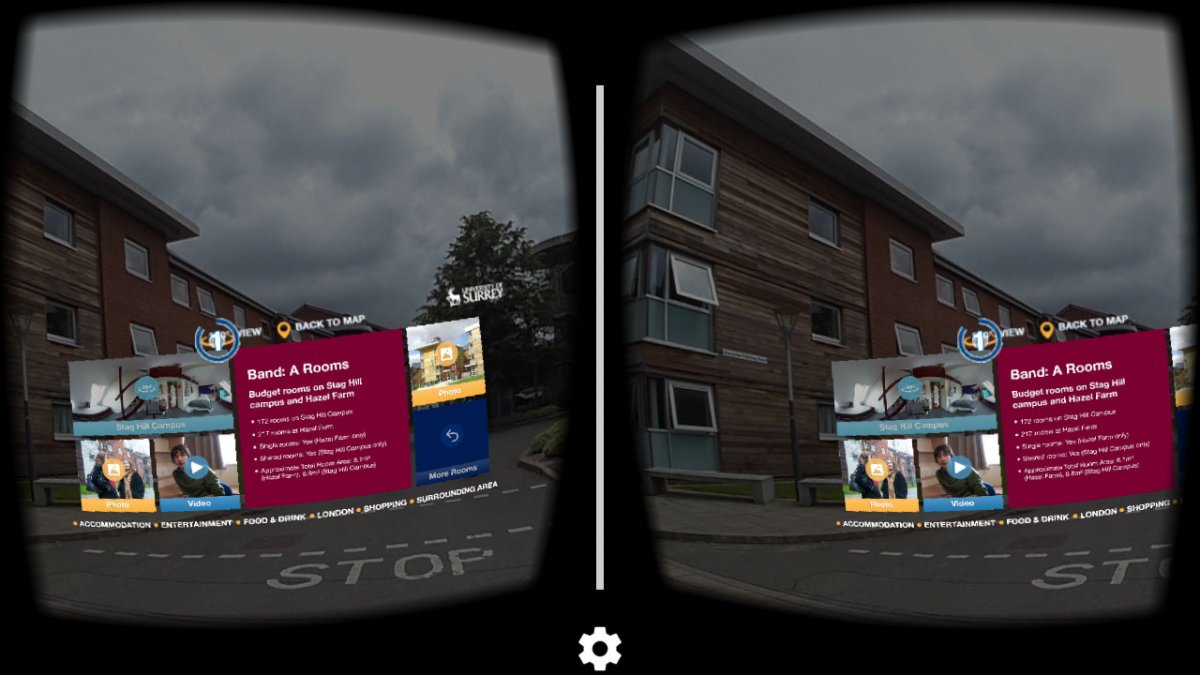 uni of surrey virtual tour