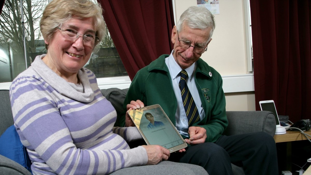 Two elderly people