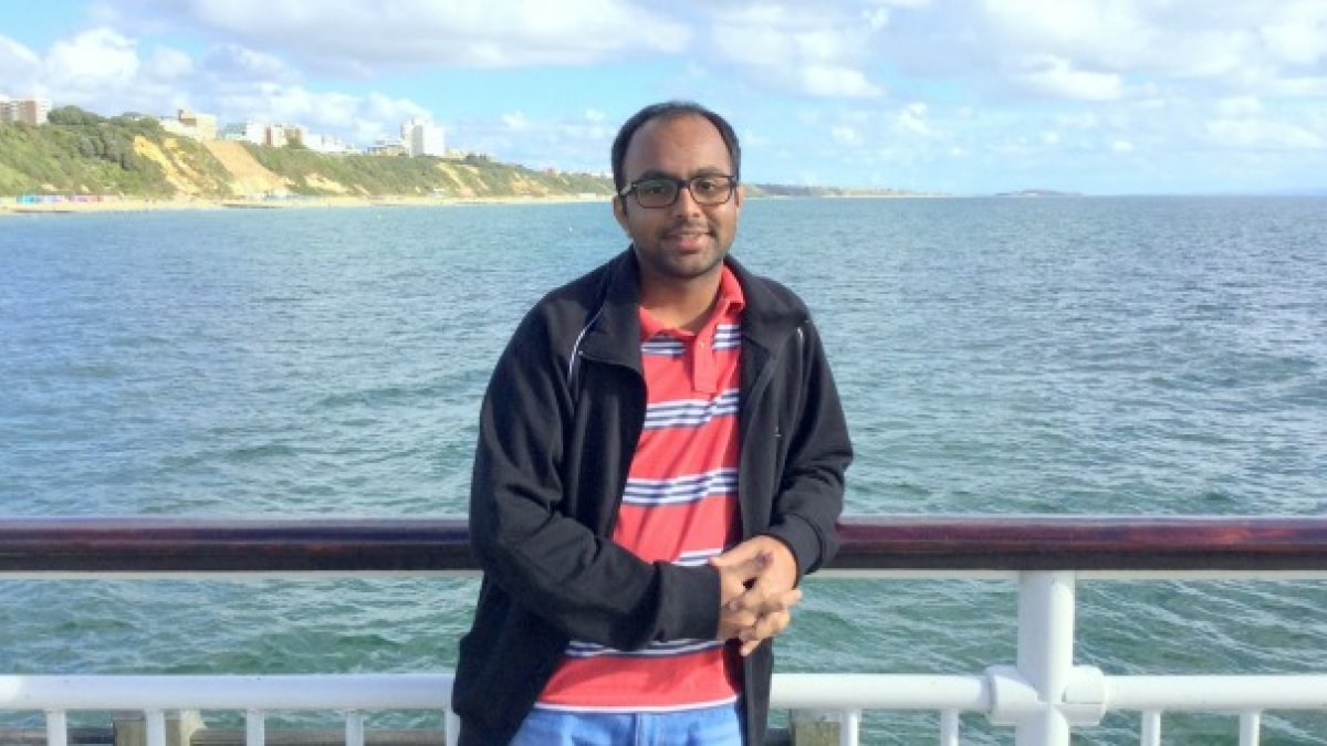 University of Surrey postgraduate space engineering student Akash