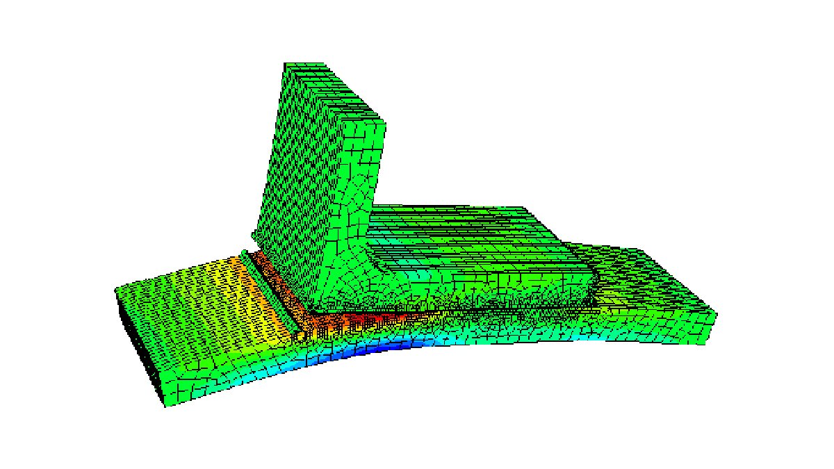 Progressive damage through a peel joint that had been exposed to a hostile hot-wet environment image
