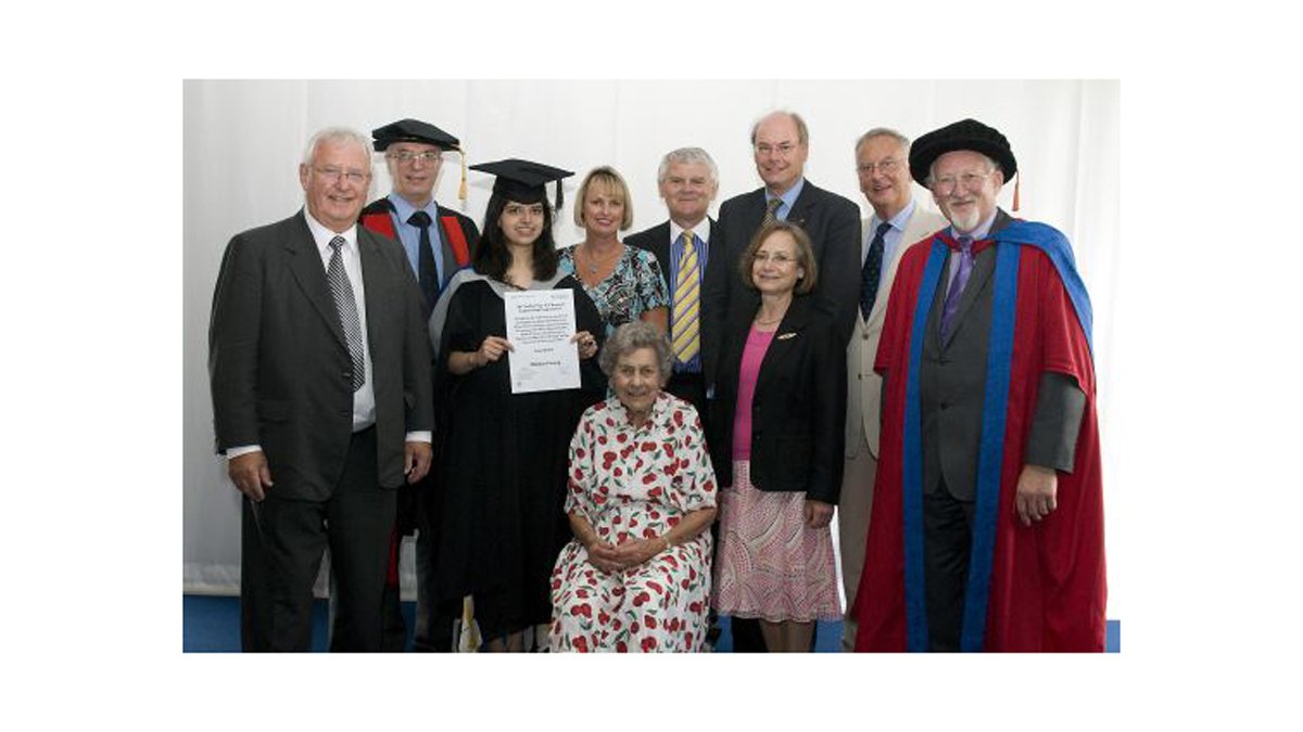 Professor Tailby with students