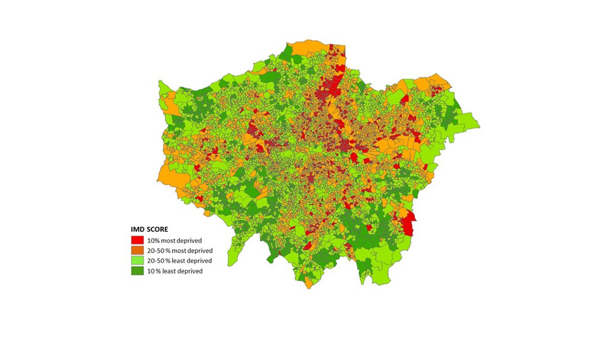 Spatial distribution map