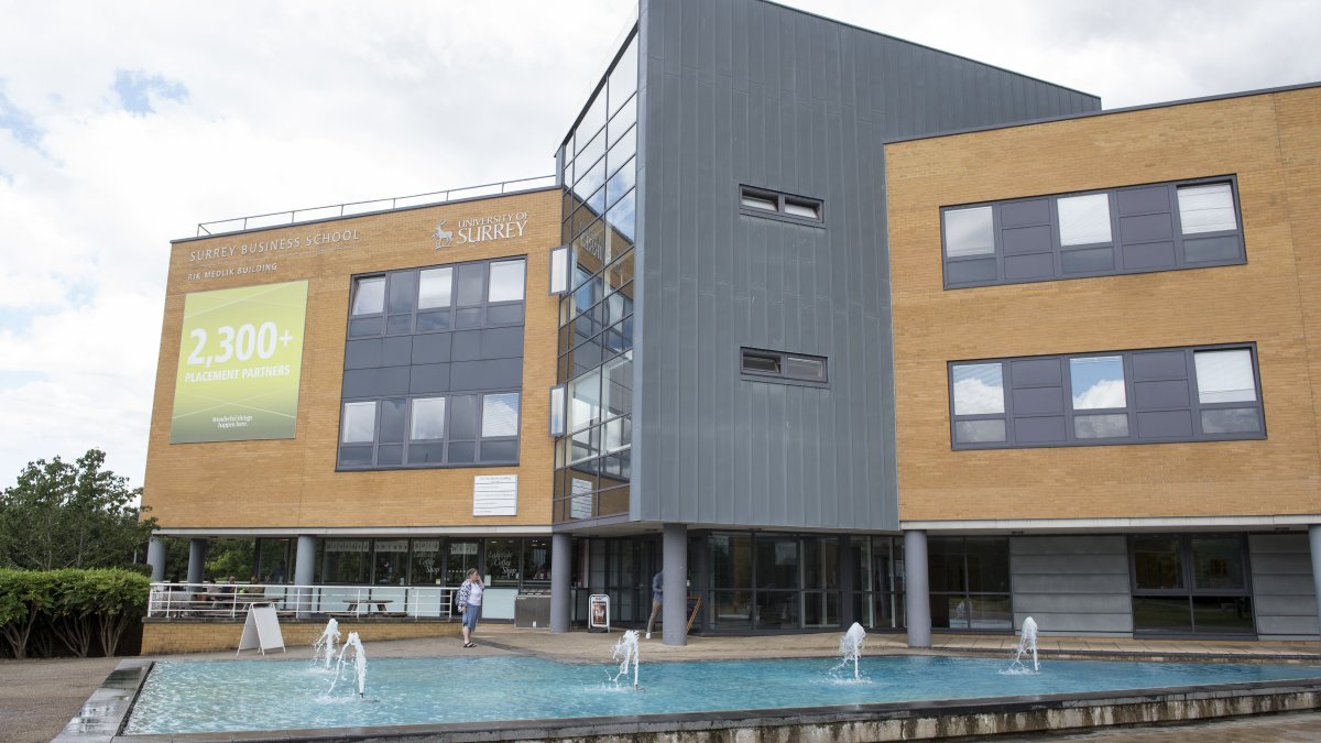 Exterior of the Surrey Business School