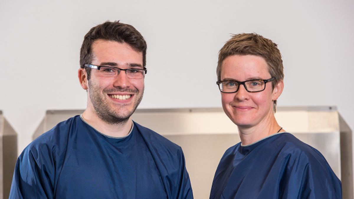 Alex Stoll and Jo Millington