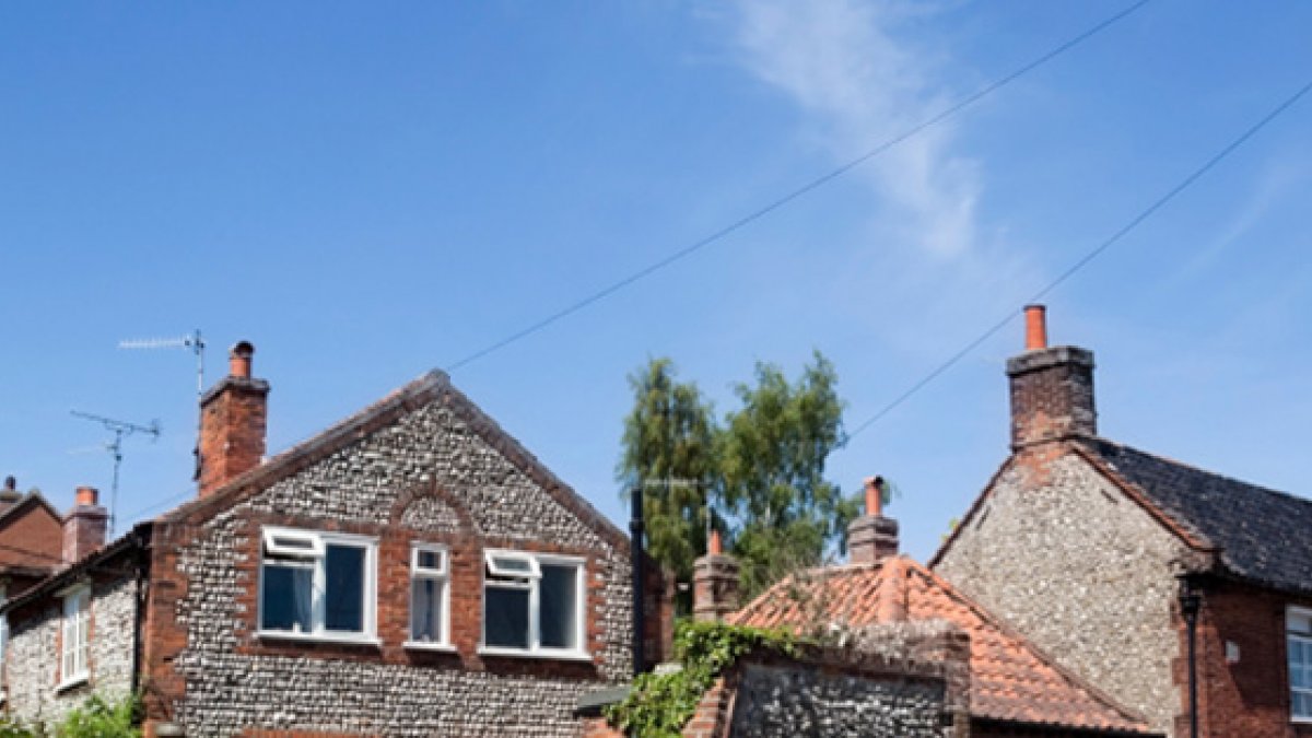 Rows of houses