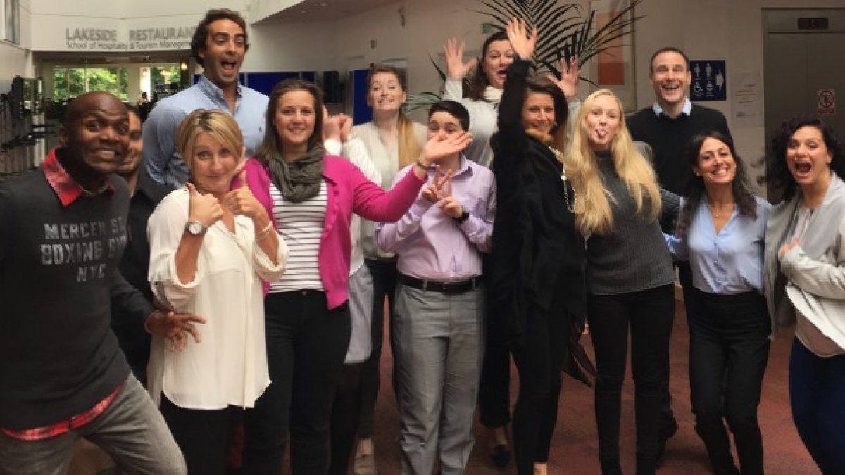 Group of hotel professionals