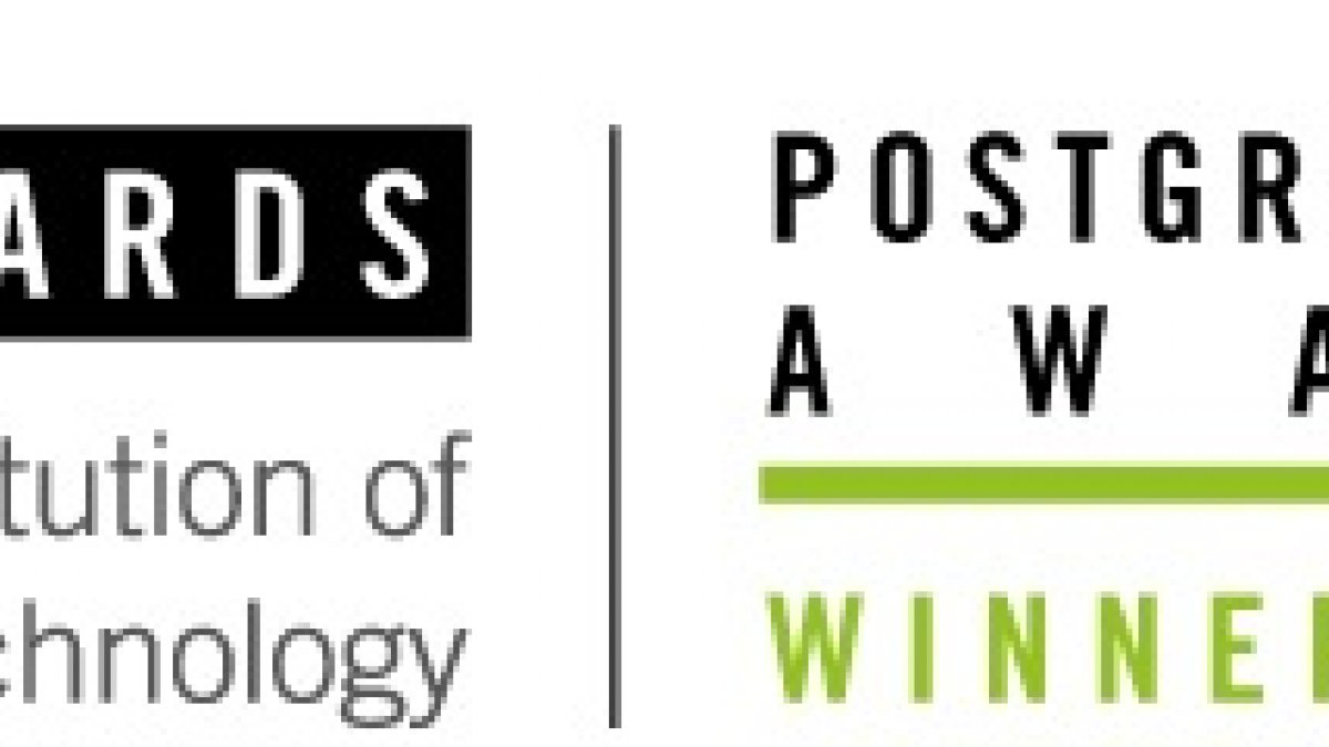 IET Postgraduate Scholarship Award logo