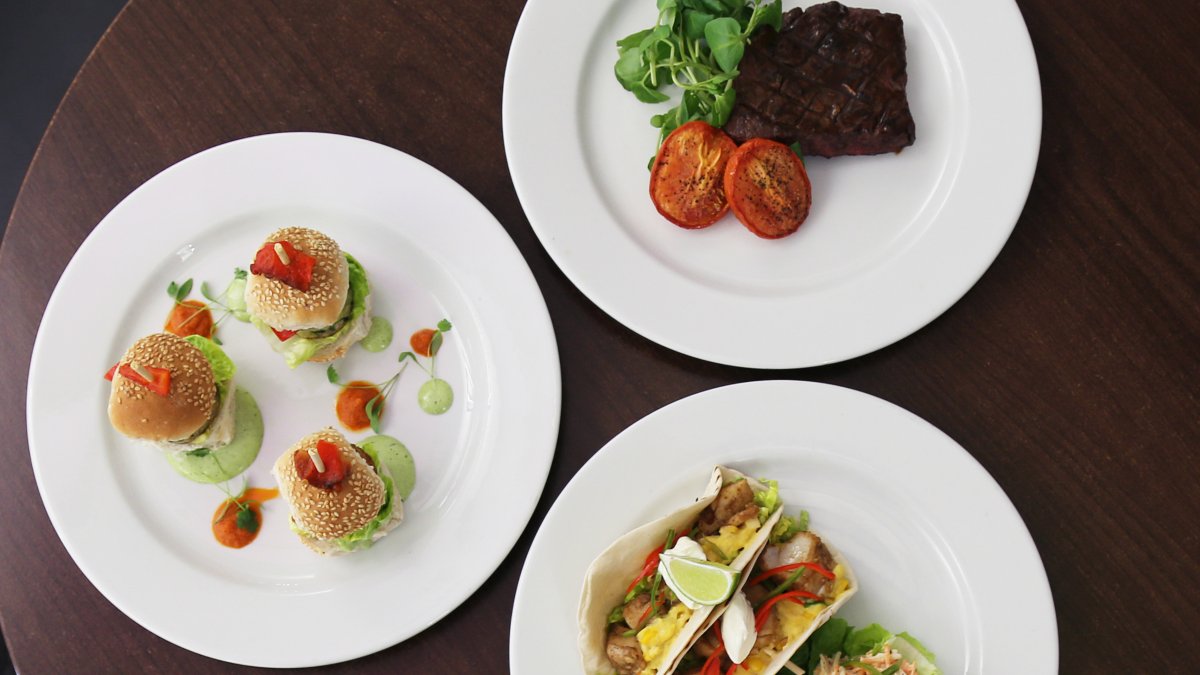 Food plated up at Heart + Soul cafe