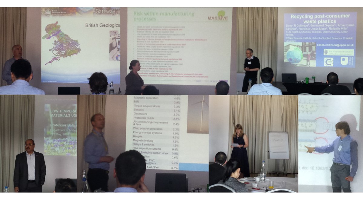 Numerous speakers speaking at the conference