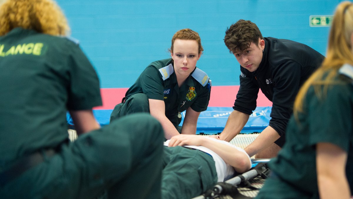 Paramedic Science student at Surrey Sports Park