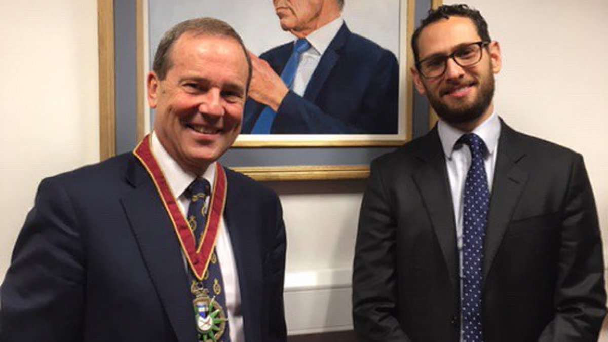 High Sheriff and Dr Alex Sarch
