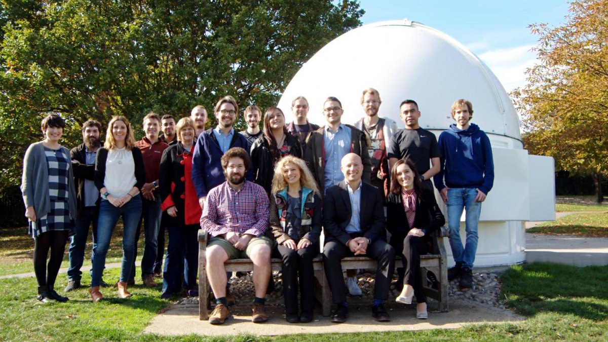 Surrey astrophysics group photo 07/10/2018