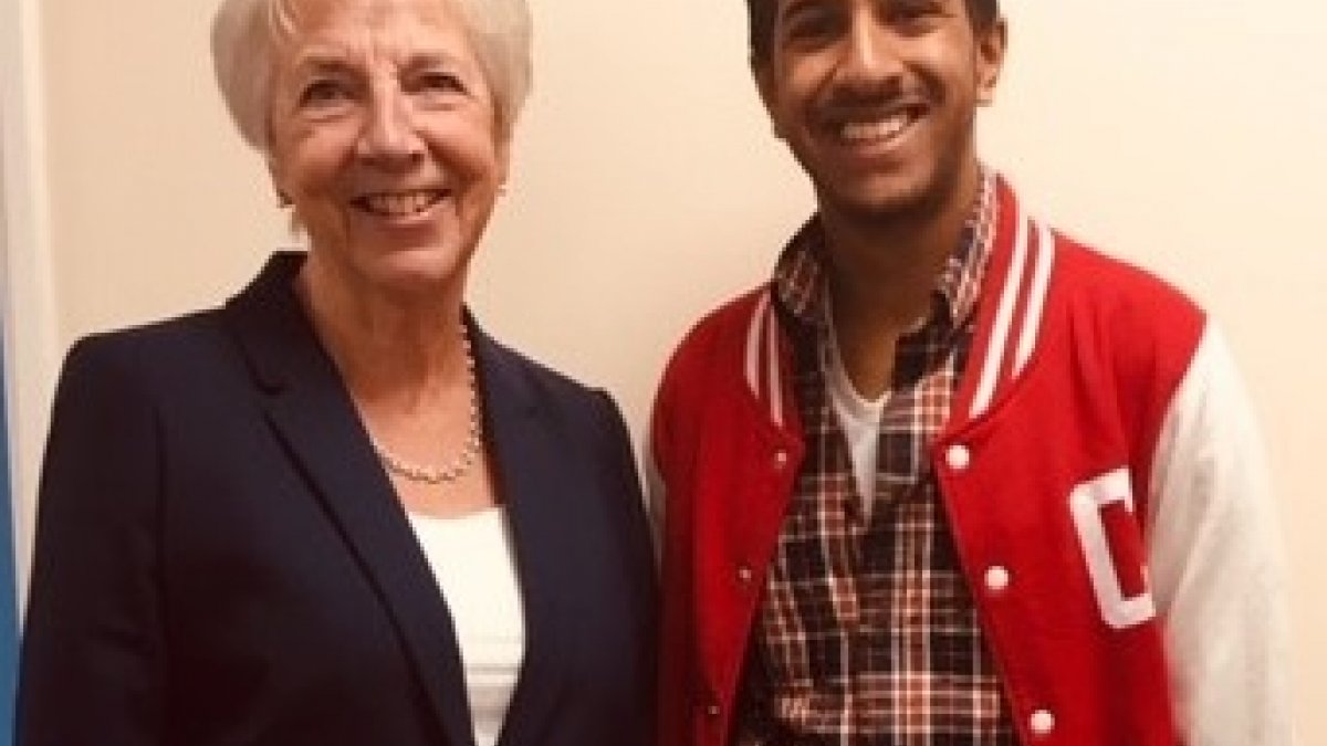Pavan Patel and Margaret Manly