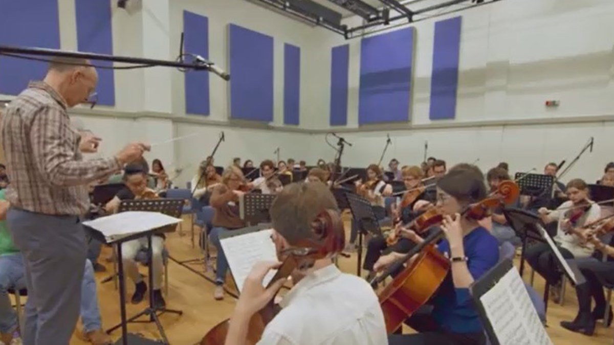 Musicians rehearsing