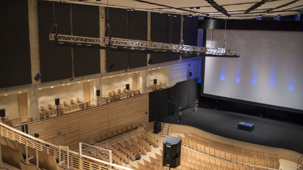 View of the EMPAC concert hall