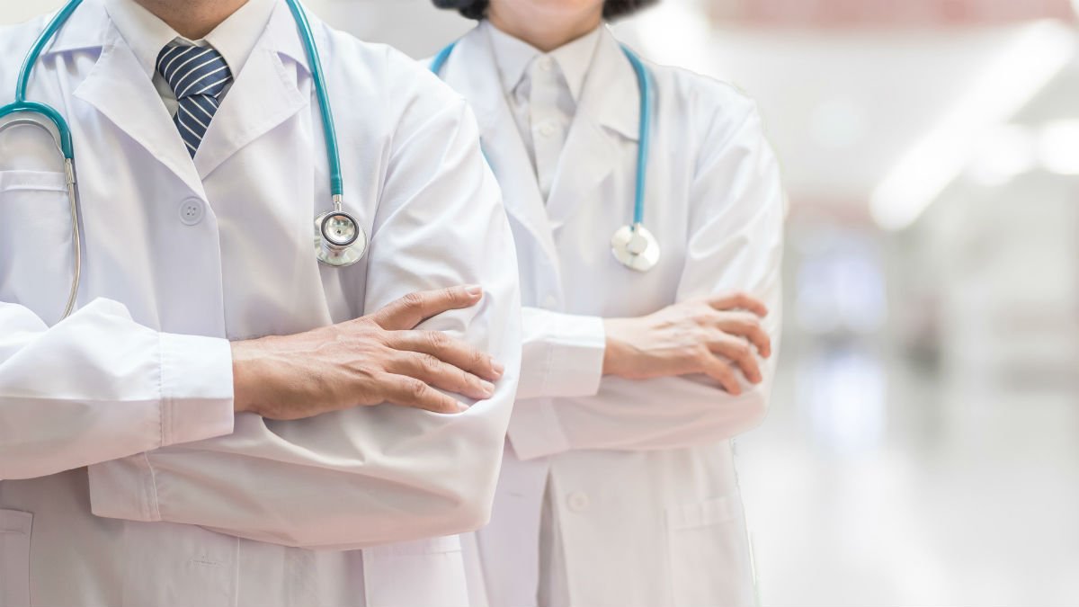 Male and Female medical professionals
