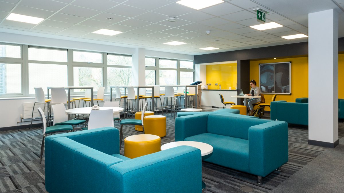 Inside the new psychology facilities at the University.