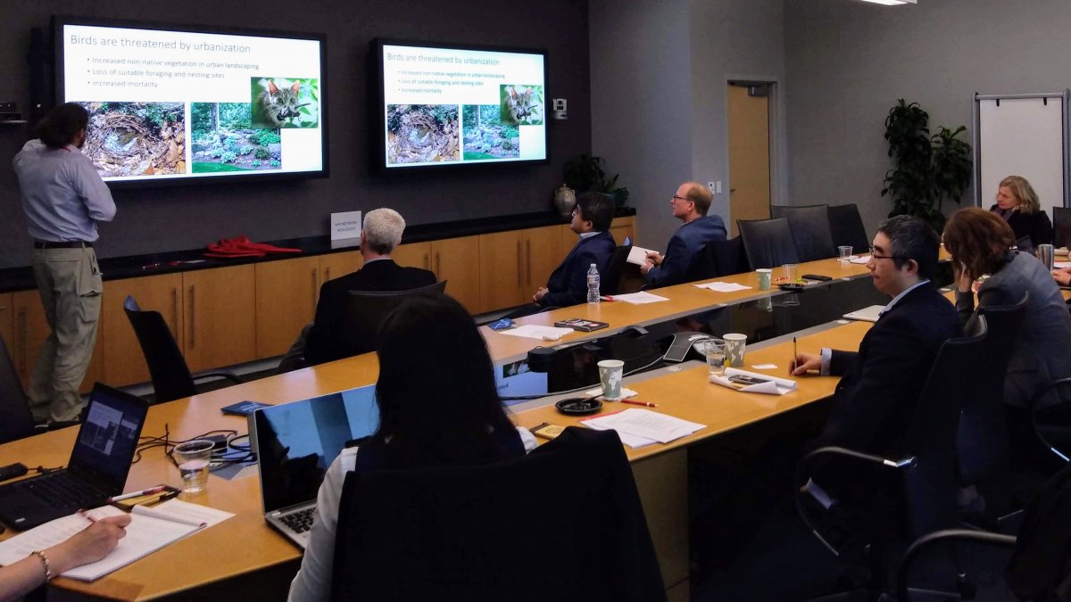A sustainability panel at the April 2019 UGPN conference