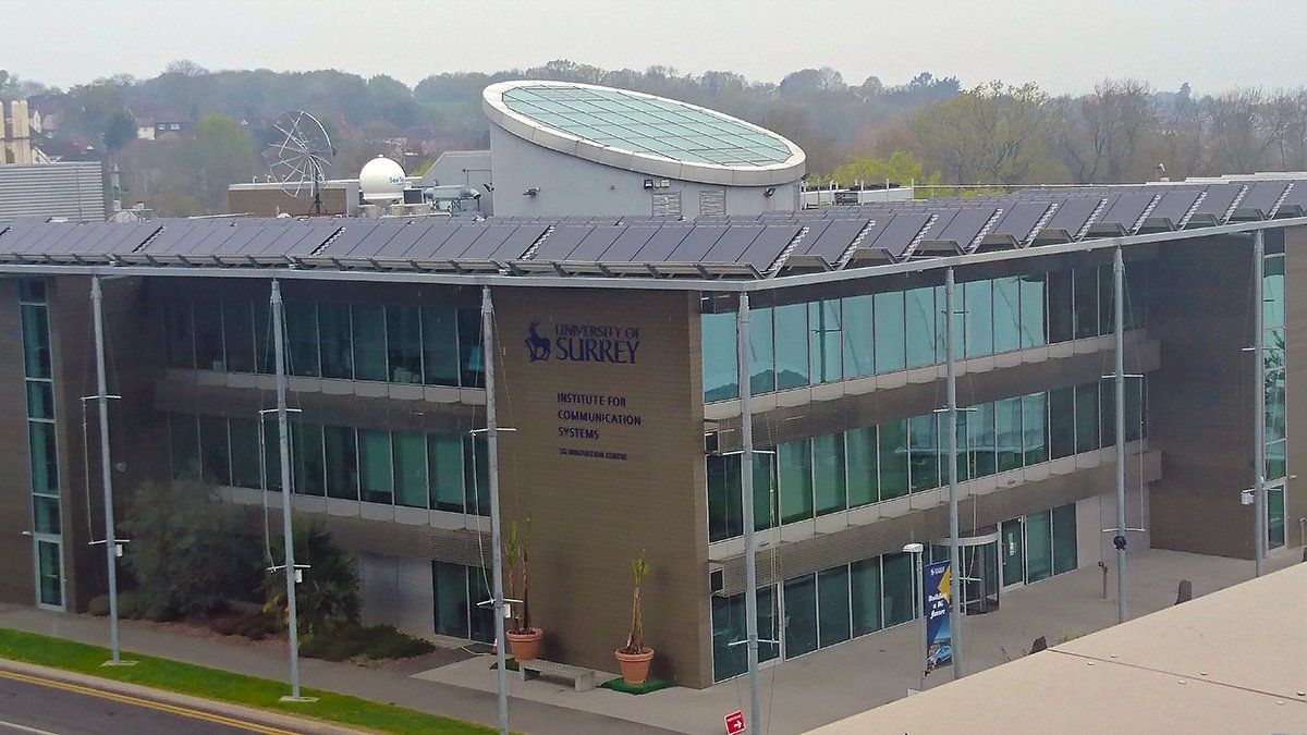 Photovoltaic panels on the roof of the Innovation for Health Building