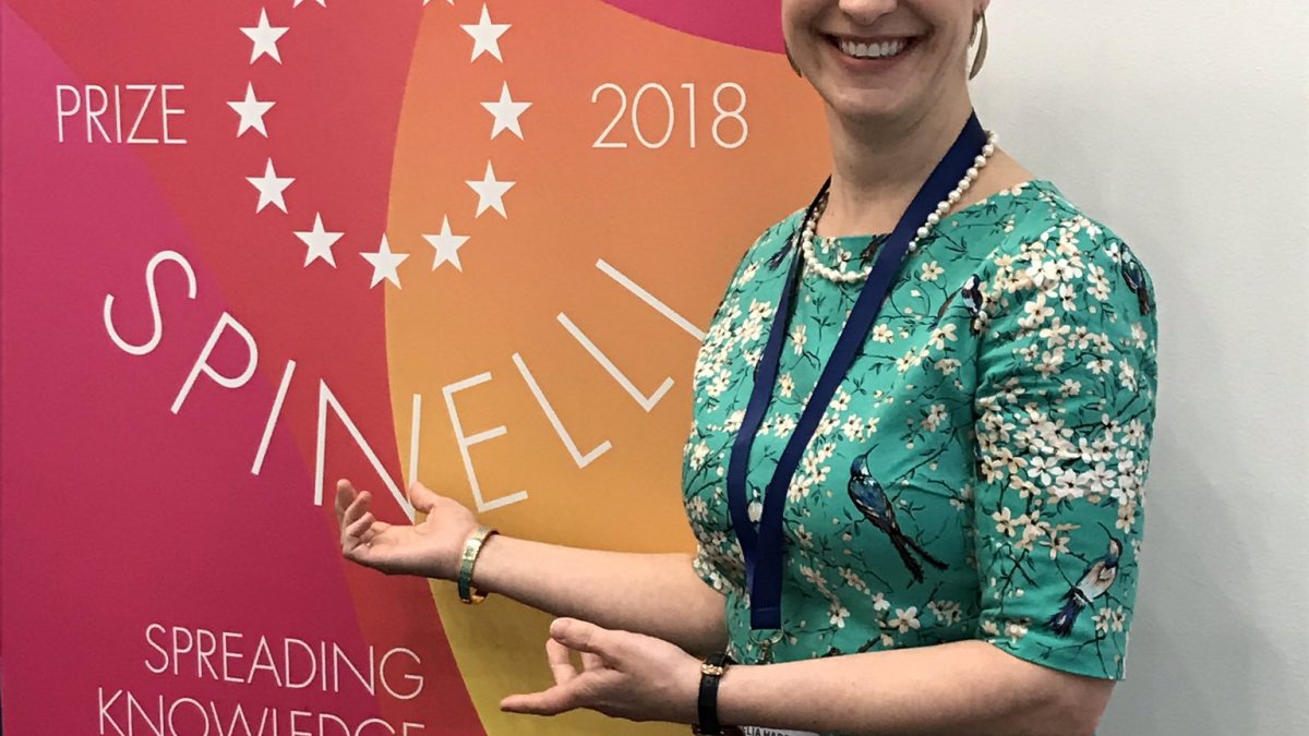 Prof Hadfield - Spinelli Prize 2018