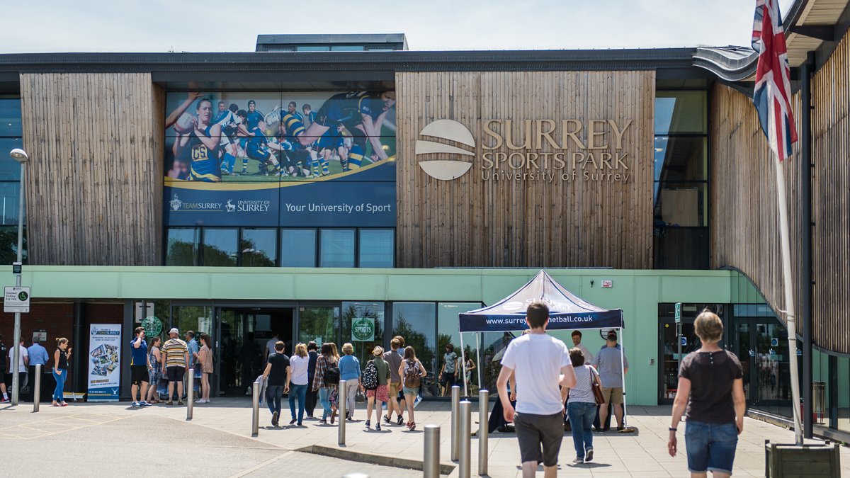 Surrey Sports Park entrance