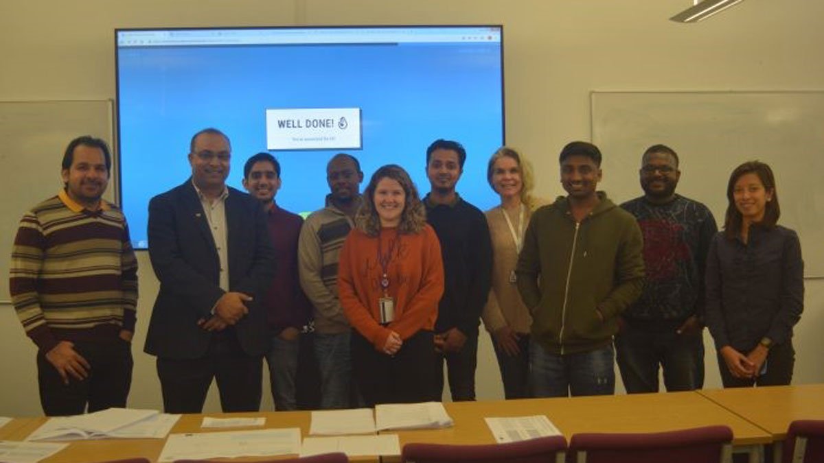 People at the citizen science workshop