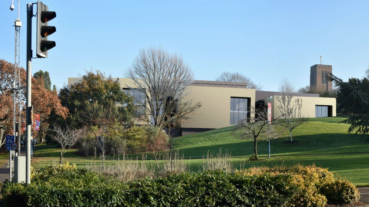 View of proposed building from Rainbow Crossing