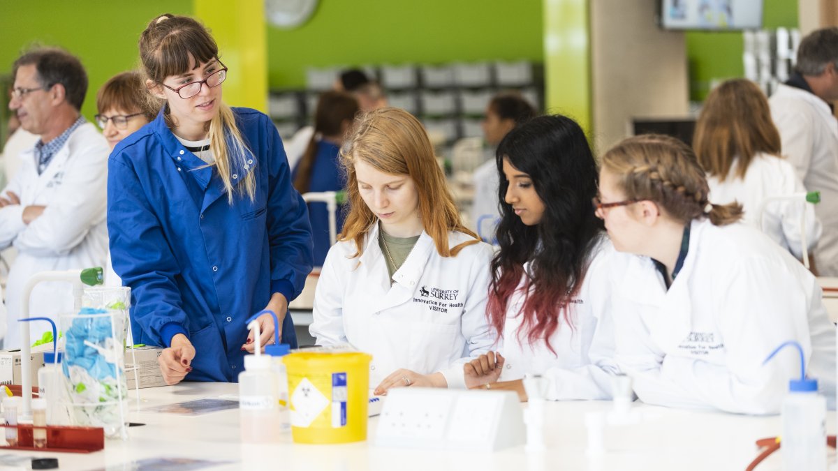 Students at a drop in session