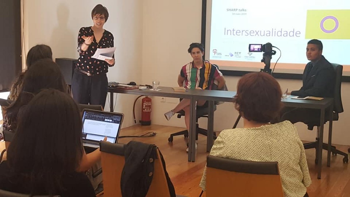 A picture from the seminar: Intersexuality: self-determination, medical power and activism