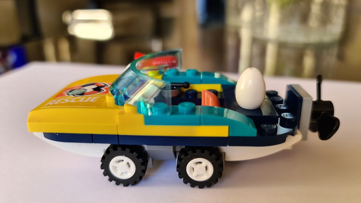 A LEGO boat