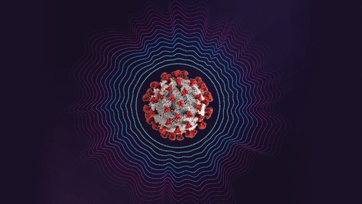 The soundwaves of a virus