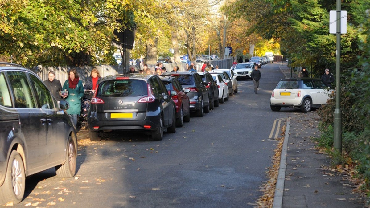 Parents on the school run