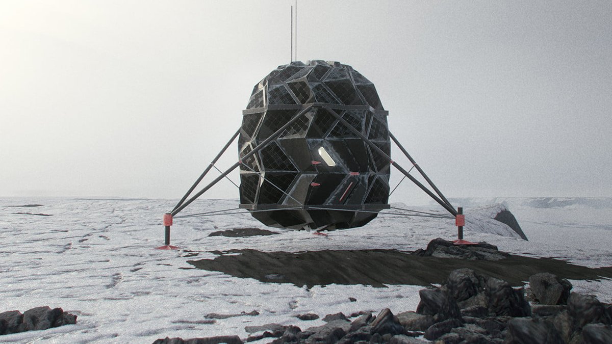 Artist's impression of the LUNARK pod habitat