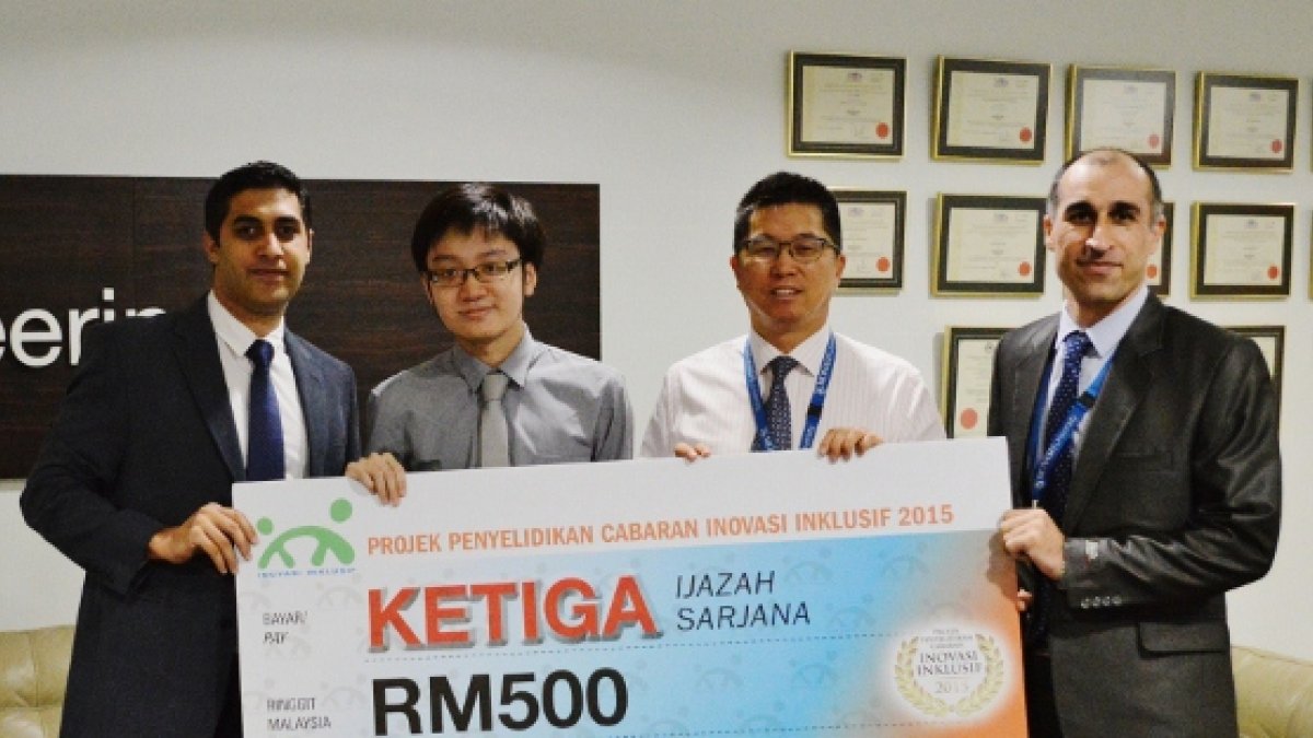 Project Supervisor for the MOSTI Inclusive Innovation Challenge 2015